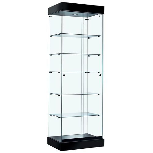 Vitrine ASF avec éclairage LED - Noir