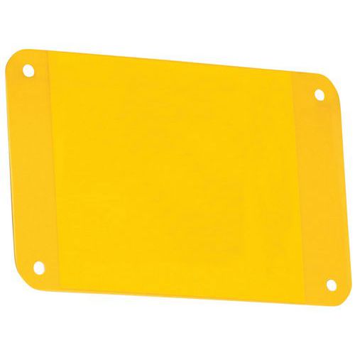 Plaque signalétique plastique