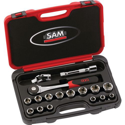 Coffret 1/2 de 17 outils en mm _ 75-SH17PA