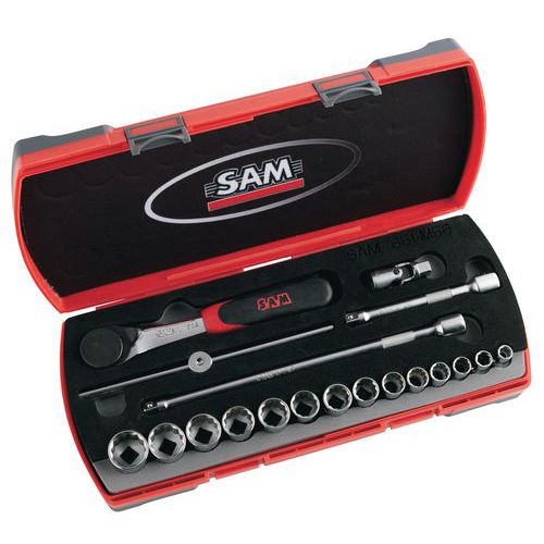 Coffret 3/8  19 outils en mm _ 74-J19