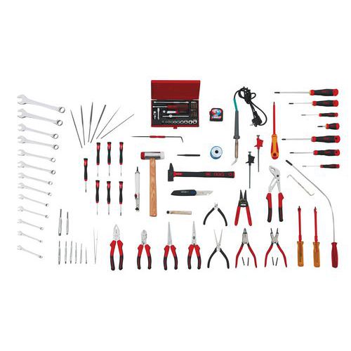 Composition de 104 outils de maintenance bureautique