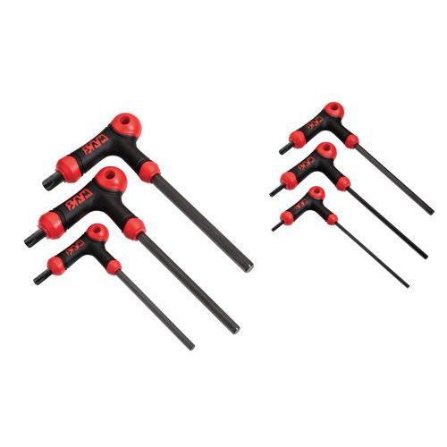 Jeu de 6 clés mâles Torx® avec poignée en L Jeu de 6 clés mâles Torx® avec poignée en L