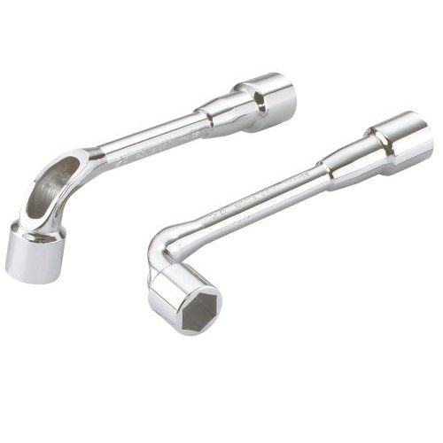Panneau de 22 clés à pipe débouchées chromées 6/6 pans en mm