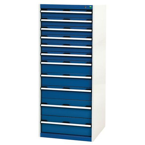 Armoire à 11 tiroirs Cubio - 1600x650x750mm - Bott