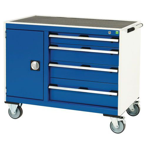 Desserte de maintenance Cubio grands tiroirs - 1050x525x885mm - Bott Desserte de maintenance Cubio grands tiroirs - 1050x525x885mm - Bott