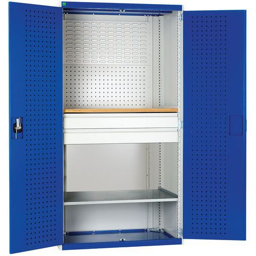 Armoire Cubio à portes perforées 1050x650x2000mm - Bott Armoire Cubio à portes perforées 1050x650x2000mm - Bott