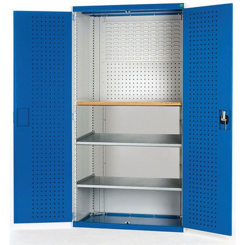 Armoire Cubio à portes perforées 1300x650x2000mm - Bott