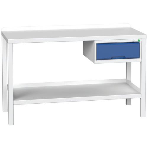 Etabli Verso 1500x600x910mm plateau acier - Bott