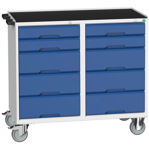 Desserte Verso 1050x550x965mm 3 rebords - Bott