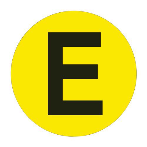 Cercle pour marquage au sol - Lettre - Beaverswood