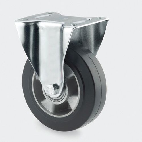 Roulette aluminium fixe - F:140 à 1000 Kgs - Série 3470 - TENTE