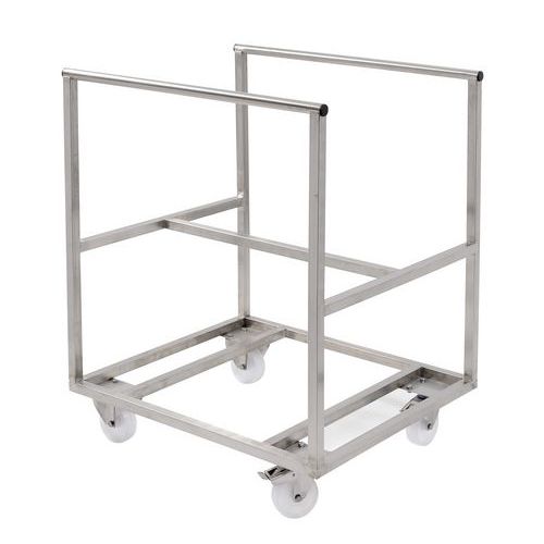Chariot inox pour pâtière - GILAC Chariot inox pour pâtière - GILAC