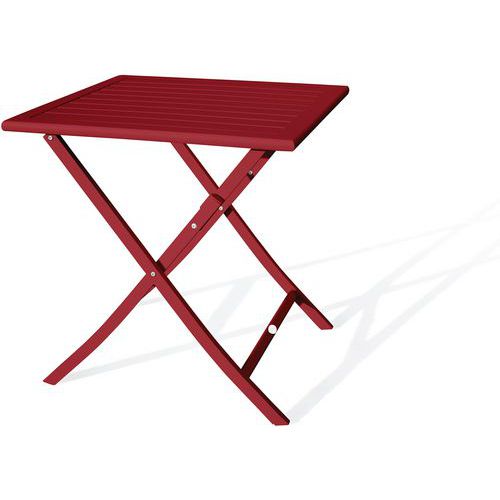 Gueridon jardin pliant Marius 70x70cm - CityGarden