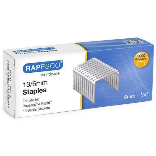 Boite de 5000 agrafes 13/6 mm