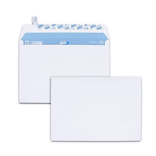 Enveloppe blanche 90 g/m² - Boîte de 200 - GPV