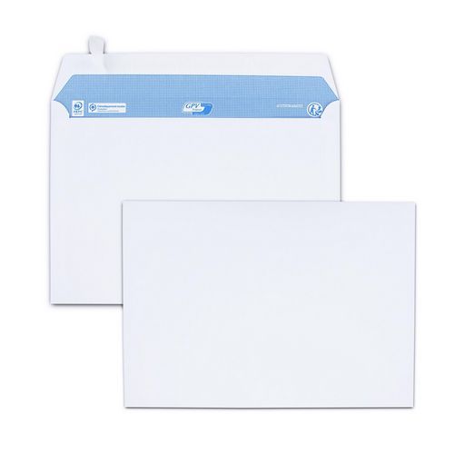 Enveloppe extra blanche 100 g/m² - Boîte 200 - GPV