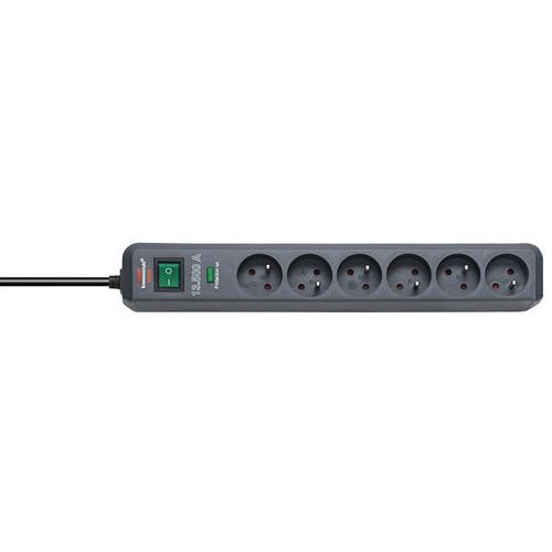 Socle prises Ecoline - Gris - 1.4 m Socle prises Ecoline - Gris - 1.4 m