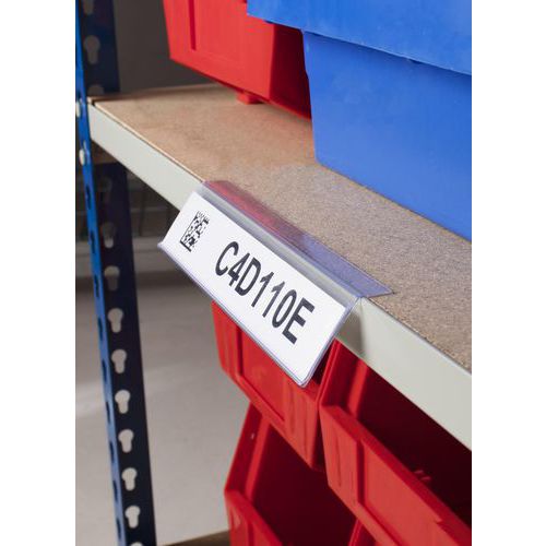 Lot de 50 porte-étiquette adhésive pour étagère - Beaverswood