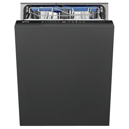 Lave-vaisselle tout-intégrable-Nombre de couverts 13 -Smeg-STL342CSL