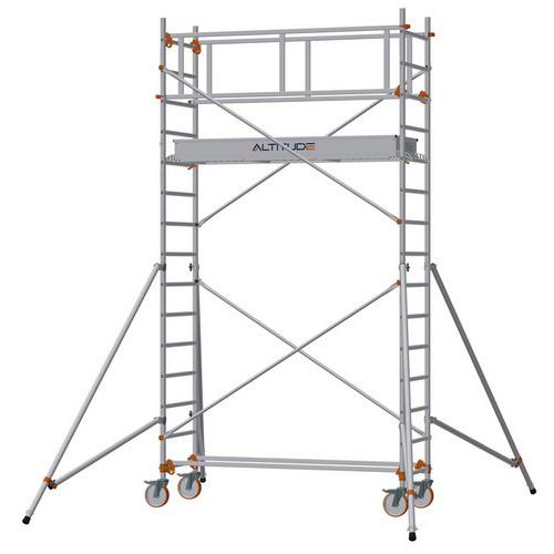 Échafaudage Altitude AL205 - Base standard - Garde-corps monoblocs - Duarib