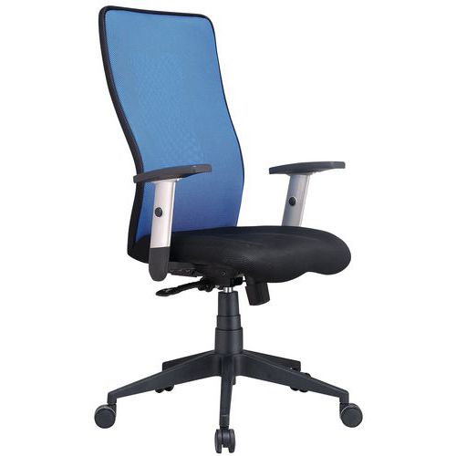 Siège de bureau ergonomique dossier haut Penelope - Tissu - Manutan Expert