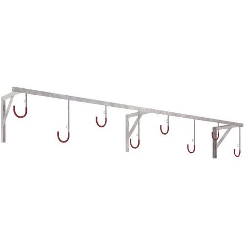 Support cycle modèle 3800 -  2, 4, 6 et 8 places suspendues au mur