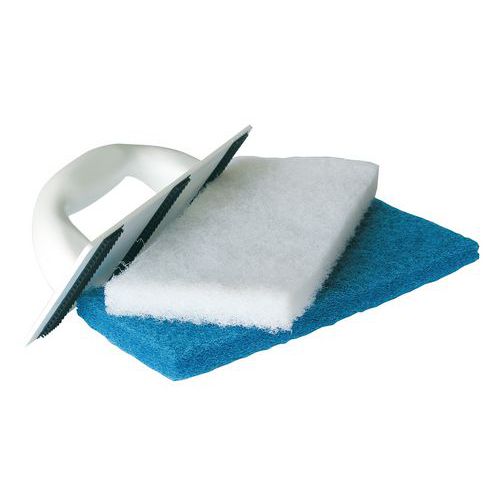 Platoir monobloc à nettoyer tampons abrasifs - Mondelin