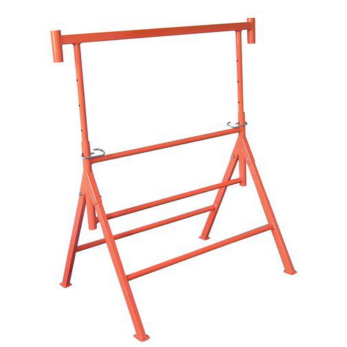 Tréteau pliant professionnel réglable, tout métal - Mondelin Tréteau pliant professionnel réglable, tout métal - Mondelin