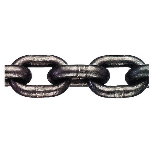 Chaîne levage acier - Grade 80 - Maillons courts - Force 1120 à 11200 kg