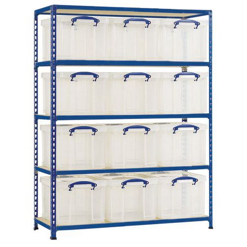 Rayonnage bacs de rangement Blocabac - Avec bacs
