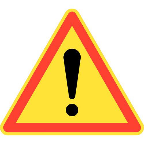 Panneau de signalisation de chantier temporaire - AK14 - Signaux de danger pour chantier