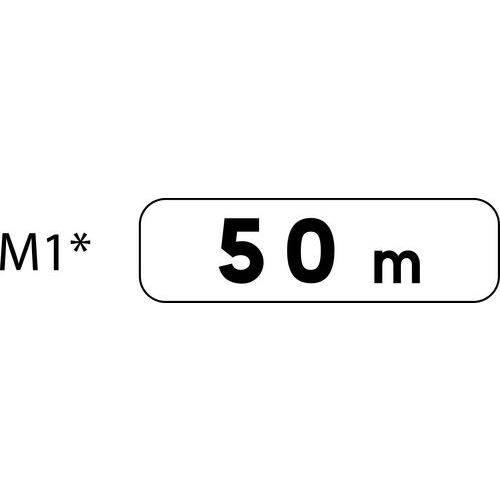 Panonceau pour panneaux de signalisation de type A, type AB, type C et CE - M1 - Indication de distance