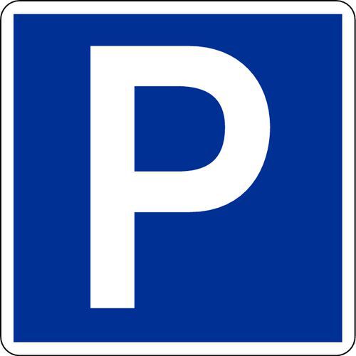 Panneau de signalisation d'indication - C1a - Parking ou lieu aménagé pour le stationnement