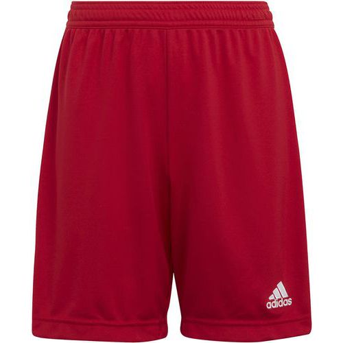 Short enfant - adidas - entrada 22 rouge