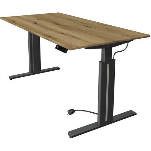Bureau assis/debout Move 3 elegant, electrique, L160xP80xH72-120cm