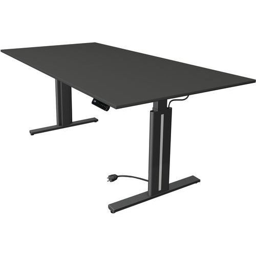 Bureau assis/debout Move 3 elegant, electrique, L200xP100xH72-120cm Bureau assis/debout Move 3 elegant, electrique, L200xP100xH72-120cm