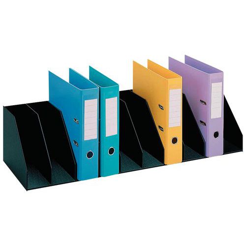 Trieur vertical à séparateurs fixes pour armoires - Noir - Paperflow Trieur vertical à séparateurs fixes pour armoires - Noir - Paperflow