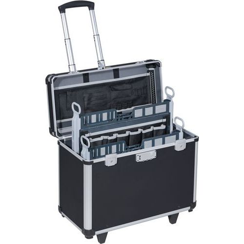 Valise à outils AluPlus Service RC 50-3 40L avec trolley - Allit