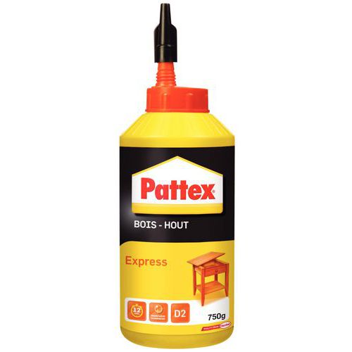 Colle vinylique pour bois - Prise rapide - Pattex