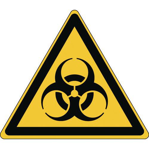 Panneau danger - Risque biologique - Rigide Panneau danger - Risque biologique - Rigide