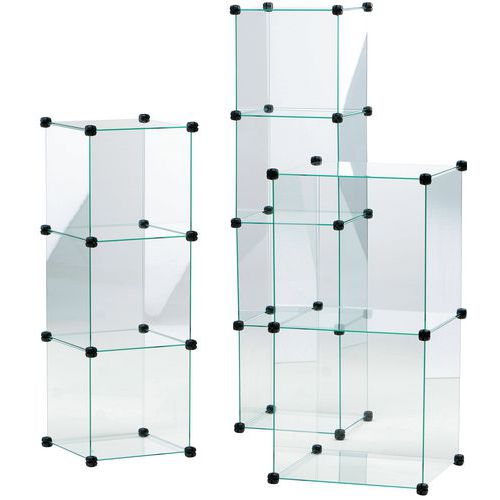 Vitrine en cubes - 6 compartiments