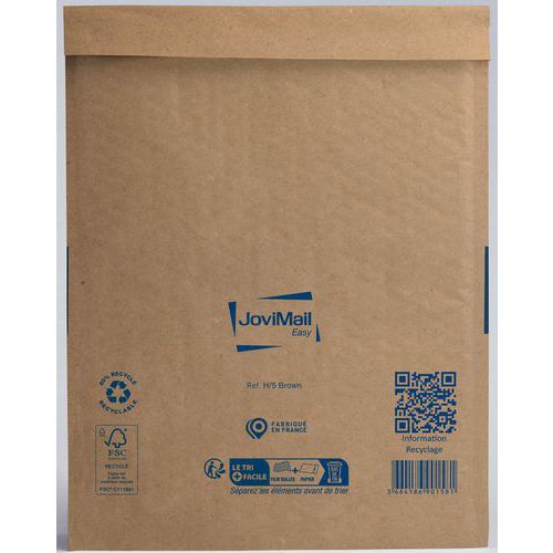 Pochettes matelassées de bulles - Kraft - 100 pièces - Jovipack