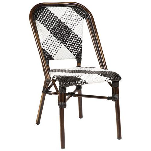 Chaise Montmartre noir/blanc