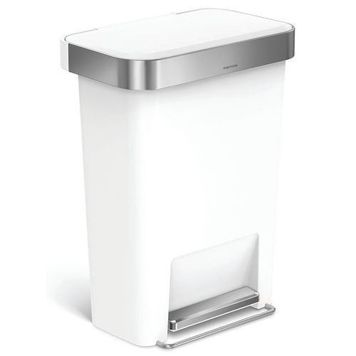 Poubelle à pédale rectangulaire 45L avec Liner Pocket_Simplehuman