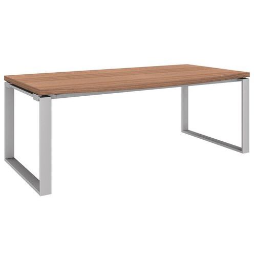 Bureau droit avec pied en cadre - Boston 2 Bureau droit avec pied en cadre - Boston 2