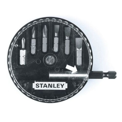 Coffret de 7 embouts de vissage - Stanley Coffret de 7 embouts de vissage - Stanley