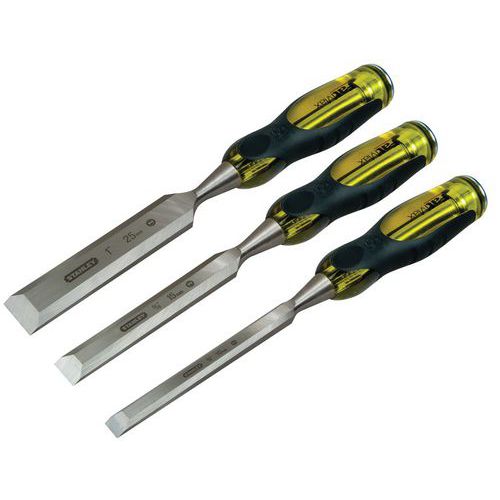 Coffret de 3 ciseaux à bois fatmax