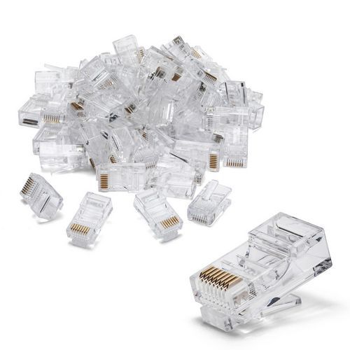 Pack de 50 connecteurs à sertir pour câble CAT5 UTP - Velamp