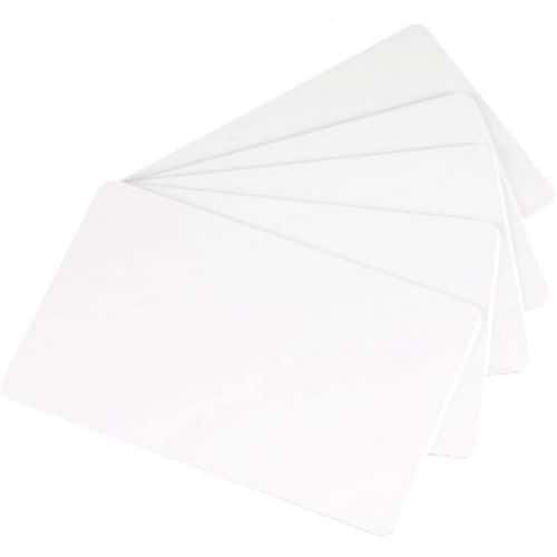 Carte en papier - Format 85,6 x 54 mm - Blanc - paquet de 100