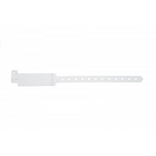 Bracelet hôpital avec étiquette adulte - lot de 100 - Sogedex